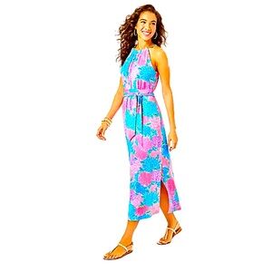Lilly Pulitzer Bingham midi dress Sz Small NWT